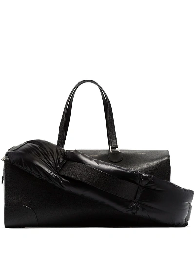 Shop Moncler X Valextra Luggage Bag In Black