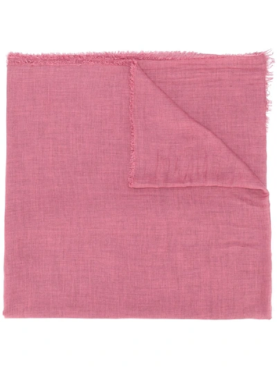 Shop Faliero Sarti Fein Gestrickter Schal In 69322 Pink