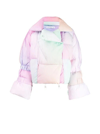 Shop Saks Potts Oversized Star Down Jacket In Pink