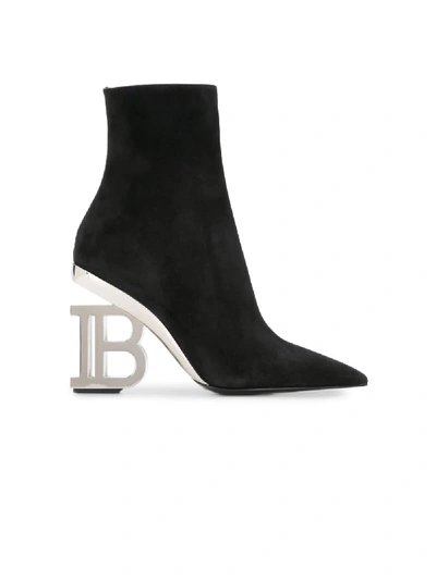 BALMAIN NICOLE ANKLE BOOTS SN3C163LCAM14515945
