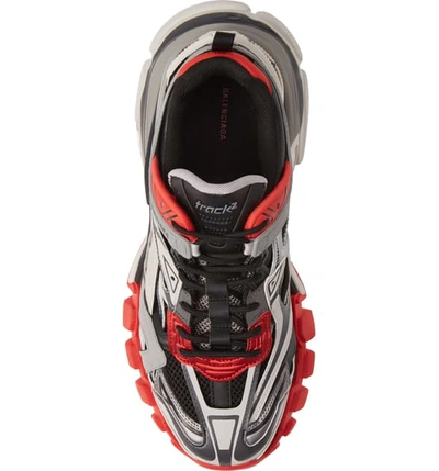 Shop Balenciaga Track 2 Sneaker In Black/ Grey/ Red