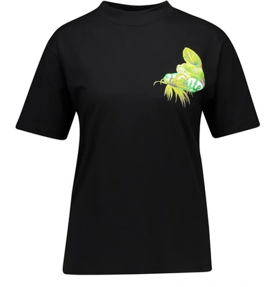 Shop Off-white Racing T-shirt In Black/green