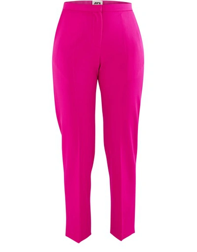 Shop Maison Rabih Kayrouz Straight Trousers In Shocking Pink