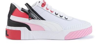 Shop Puma Karl Lagerfeld Cali Trainers In White/pris