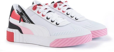 Shop Puma Karl Lagerfeld Cali Trainers In White/pris