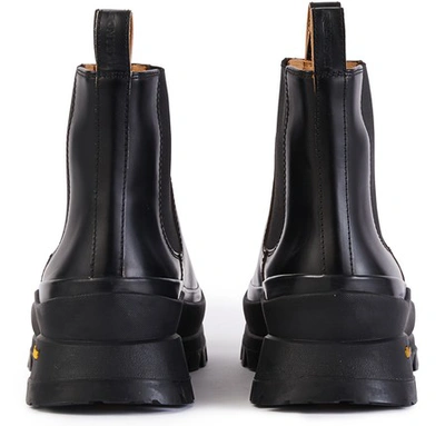Shop Jil Sander Rubber Ankle Boots In 1 - Black