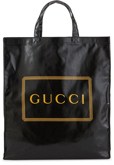 Shop Gucci Tote In Black