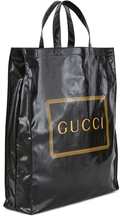Shop Gucci Tote In Black