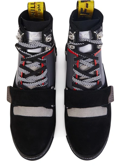 Shop Off-white Hiking Trainer-boots In Black