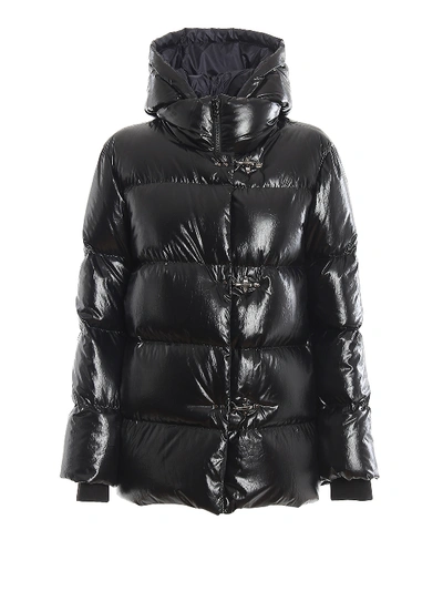 Shop Fay Water Repellent Puffer Jacket In Black