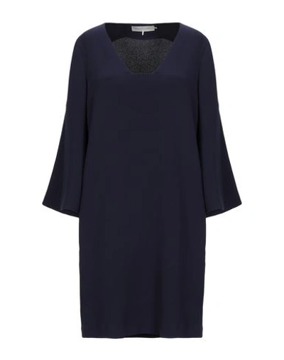 Shop L'autre Chose L' Autre Chose Woman Mini Dress Midnight Blue Size 8 Polyester