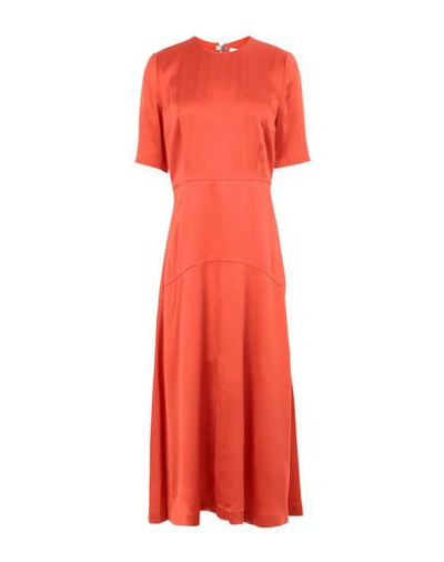 Shop Ivy & Oak Midi Dress In Orange