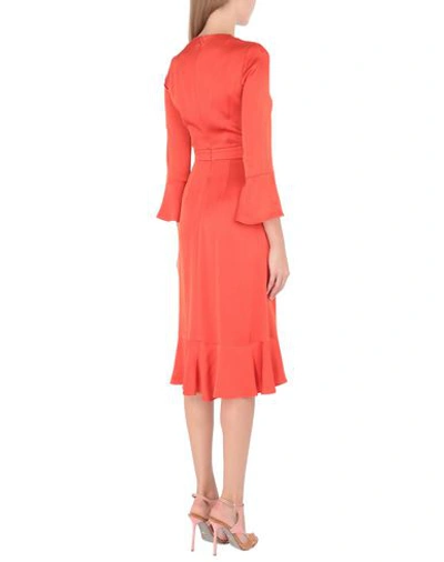 Shop Ivy & Oak Midi Dresses In Orange