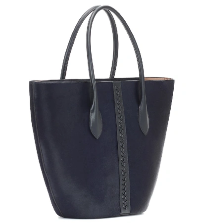 Shop Alaïa Latifa Tote In Blue