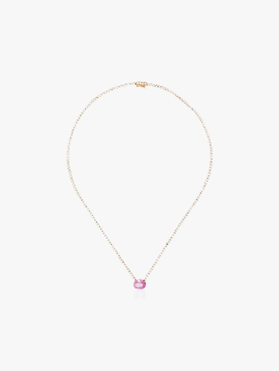 Shop Anita Ko Klassischer Choker In Rose Gold/pink