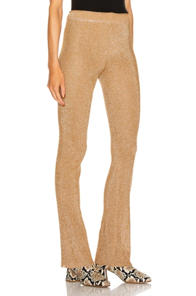 Shop Acne Studios Karine Legging In Light Brown