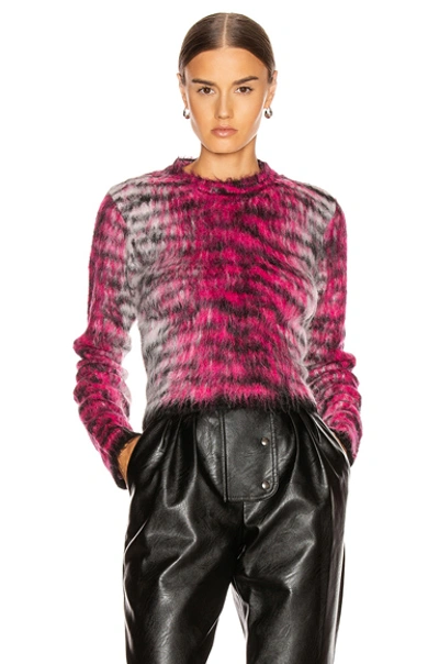 Shop Acne Studios Khangyu Sweater In Pink & Multi