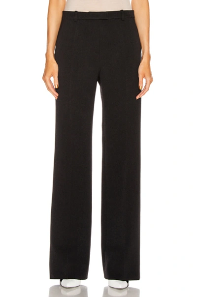 Shop Givenchy Bootcut Structured Pant In Black