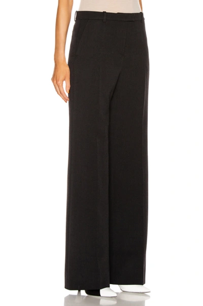 Shop Givenchy Bootcut Structured Pant In Black