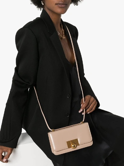Shop Bottega Veneta Womens Neutrals Nude Small Leather Cross Body Bag