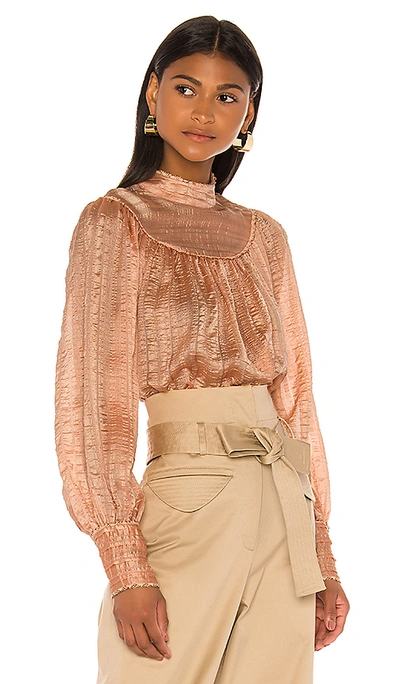 Shop Ulla Johnson Edda Blouse In Rose