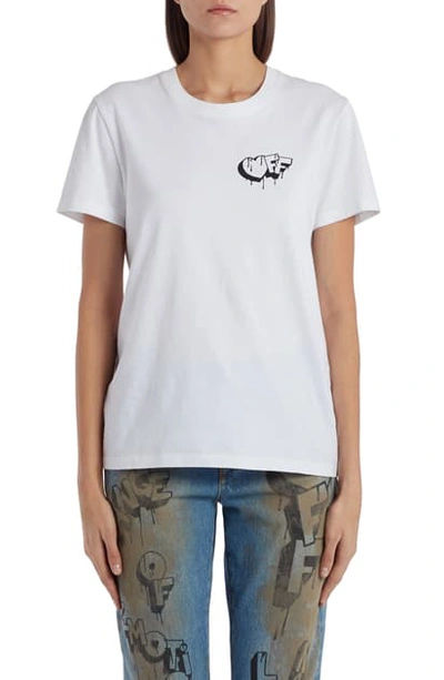 Shop Off-white Markers Graphic Tee In White Black