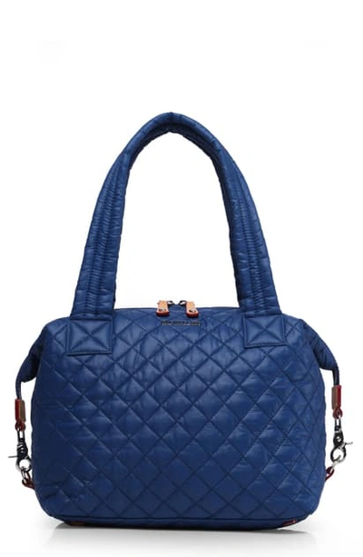 Shop Mz Wallace Medium Sutton Bag - Blue In Estate Blue
