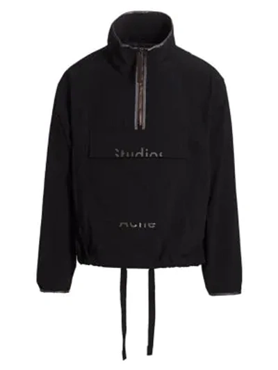 Acne Studios Odion Nylon Jacket In Black | ModeSens
