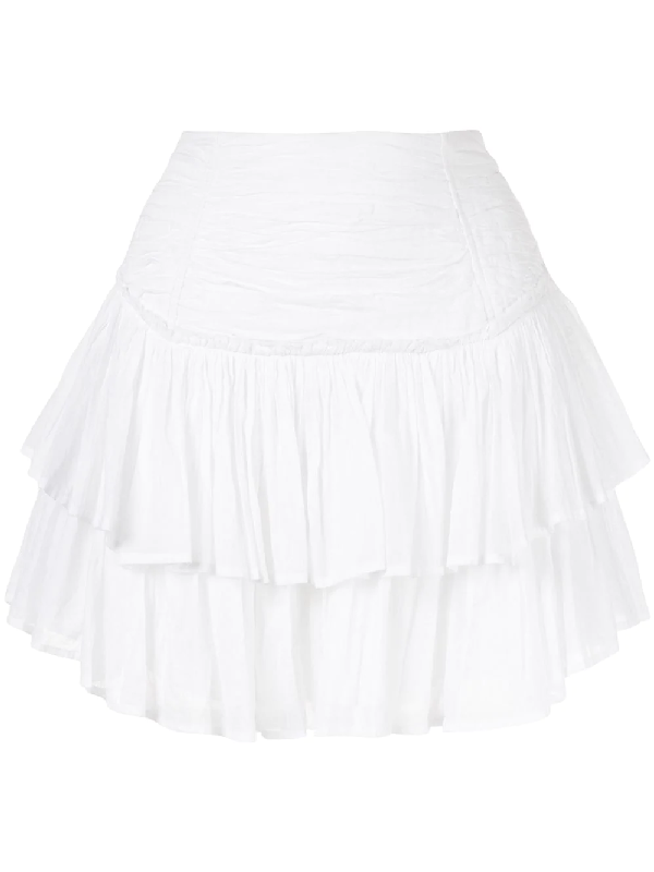 Aje Charlie Mini Skirt In White | ModeSens