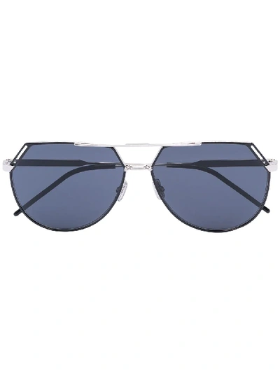 Shop Dior Riding Aviator Sunglasses In Black