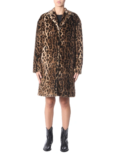 Shop N°21 Leopard Print Coat In Animalier