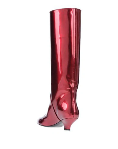 Shop Marc Jacobs Boots In Maroon