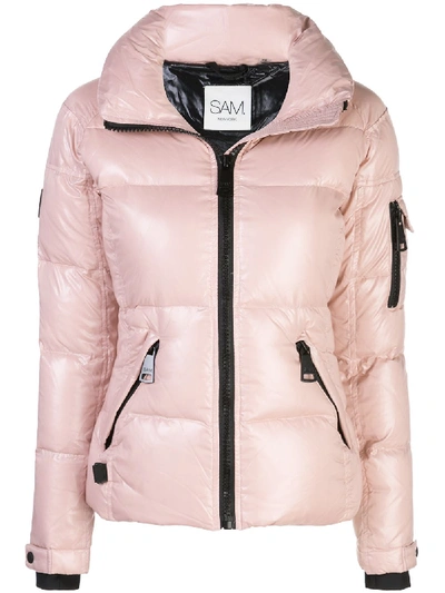 Shop Sam Freestyle Down Jacket In Pink