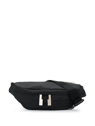 Shop A-cold-wall* Zip-detail Belt Bag In Black