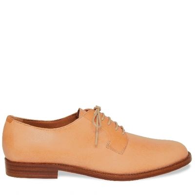 Shop Mansur Gavriel Vegetable Tanned Classic Oxford In Cammello