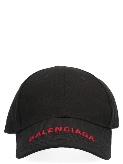 Shop Balenciaga Black Cotton Hat