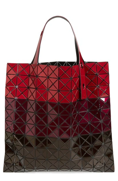 Shop Bao Bao Issey Miyake Prism Tote In Red Mix