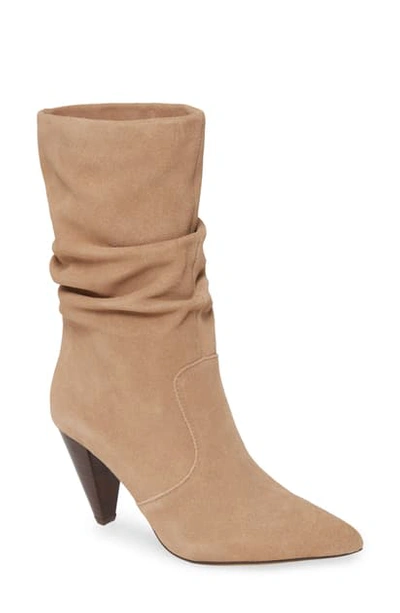 Shop Kensie Kenley Bootie In Light Brown Suede