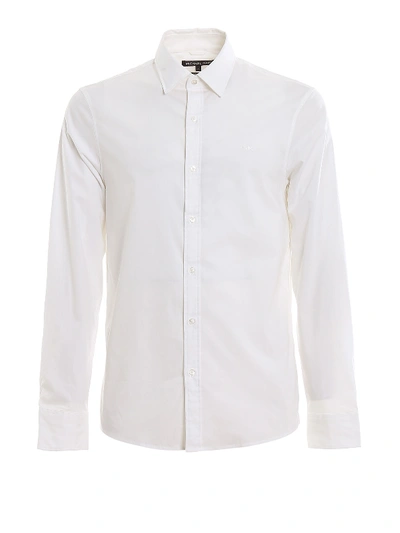 Shop Michael Kors White Cotton Shirt