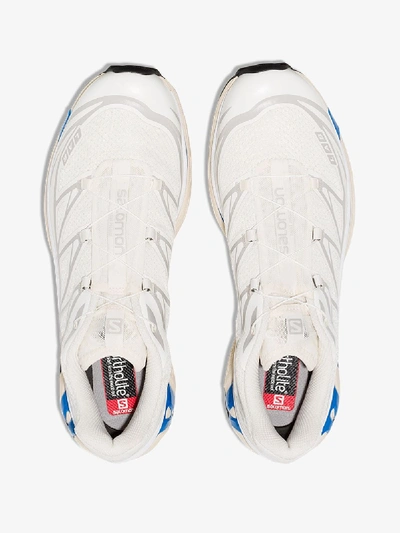 SALOMON SALOMON S/LAB WHITE AND BLUE XT-6 SOFTGROUND LT ADV SNEAKERS 41014514190895