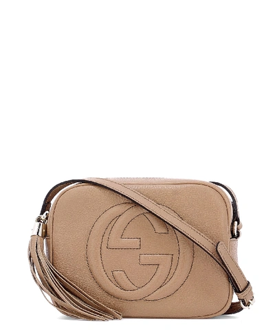 Shop Gucci Soho Shoulder Bag In Brown
