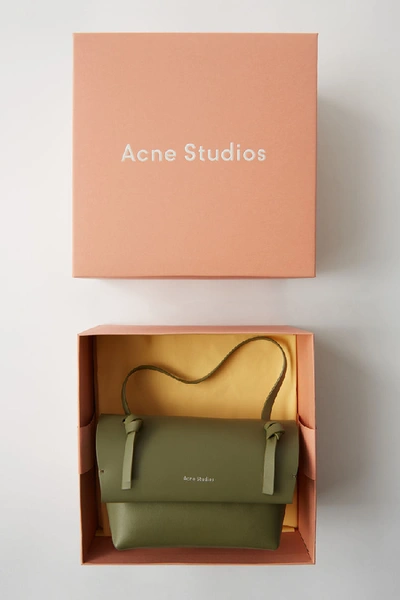 Shop Acne Studios Mini Bag Dark Green