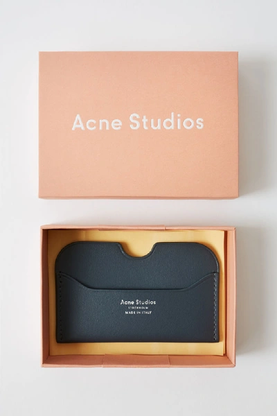 Shop Acne Studios Elmas S Dark Blue In Cardholder
