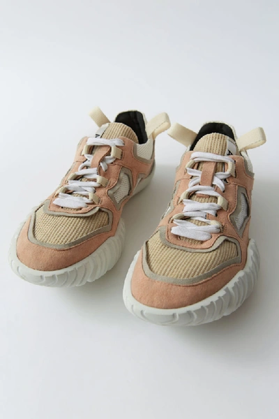 Shop Acne Studios Berun W Pink/white In Berun W Sneakers