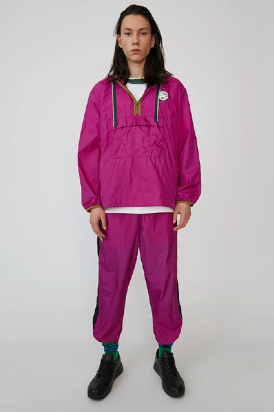 Shop Acne Studios Anorak Jacket Magenta Pink