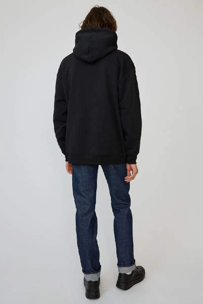 Shop Acne Studios Hooded Sweatshirt Black