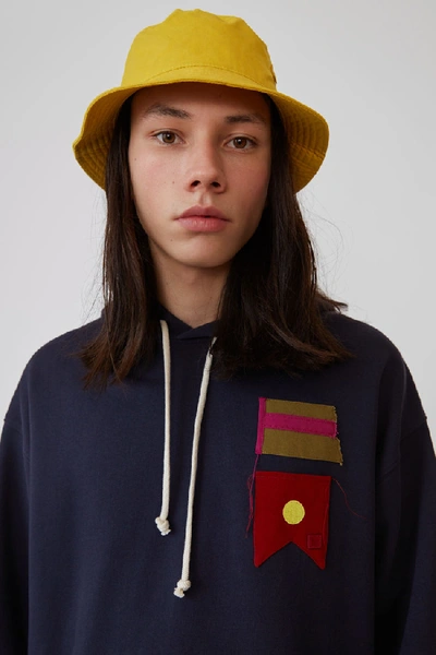 Shop Acne Studios Oversized Sweatshirt Navy Blue