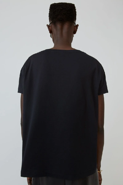 Shop Acne Studios Eldora E Base Black In Boxy Fit T-shirt