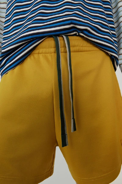 Shop Acne Studios Relaxed Fit Short Amber Yellow