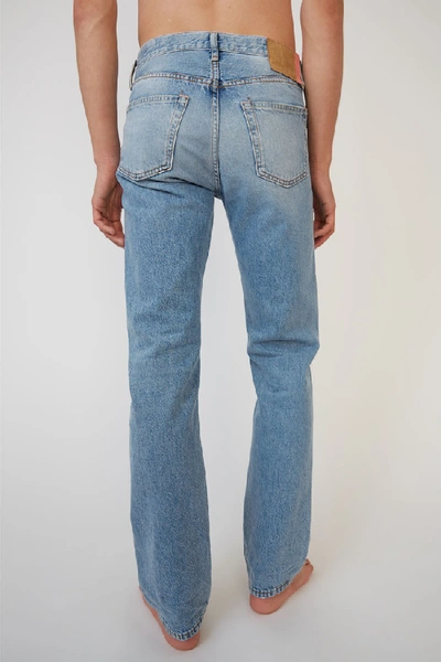 Shop Acne Studios Classic Fit Jeans In Light Blue